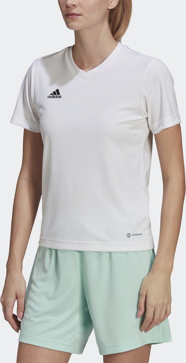 adidas Performance Entrada 22 Voetbalshirt - Dames - Wit - XS