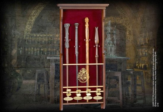 Noble Collection Harry Potter - Four Character Toverstaf / Toverstok Display / Houder