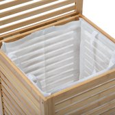 Bol.com 5Five Sicela Wasmand 65L - Bamboe - 40 x 40 x 58 CM aanbieding