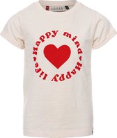 Looxs Revolution Slub Jersey T-shirt Tops & T-shirts Meisjes - Shirt - Lichtroze - Maat 110