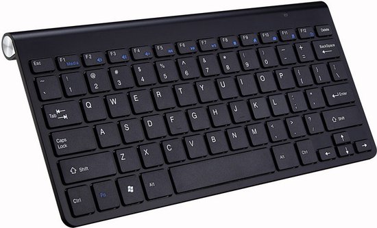 Clavier sans fil (QWERTY), Klein clavier portable pour ordinateur de  bureau, PC