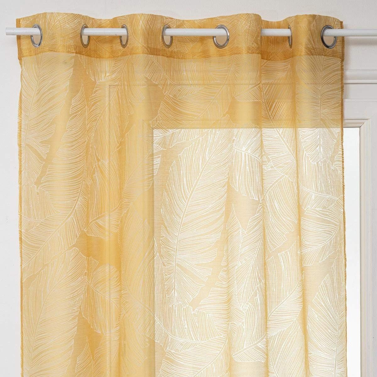 Gordijn Atmosphera Tropical Polyester Oker (140 x 240 cm)