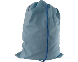 Bluvardi Katoenen waszak -Heavy Duty XXXL- met trekkoord - Aqua blue