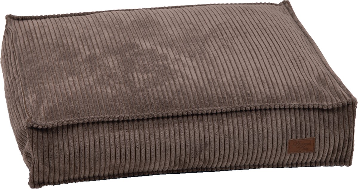 Designed by Lotte Ribbed - Hondenkussen - Bruin - 70x55x15 cm