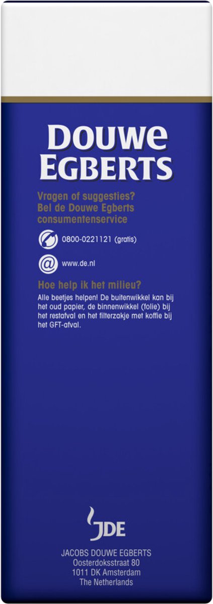 Jacobs Douwe Egberts BE Douwe Egberts Decafe Koffie Snelfilter Maling 500 gr thumbnail 4