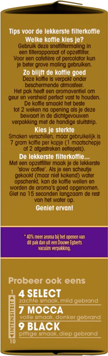 Jacobs Douwe Egberts BE Douwe Egberts Excellent Filterkoffie thumbnail 4