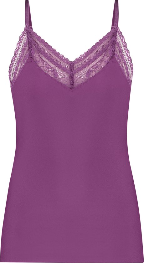 ten Cate Secrets spaghetti top lace purple voor Dames | Maat S