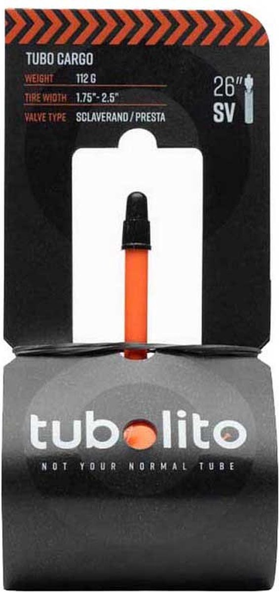 Tubolito Binnenband voor Bakfiets 26 - 1.75 - 2.5 Fv van Tubolito — afbeelding 2