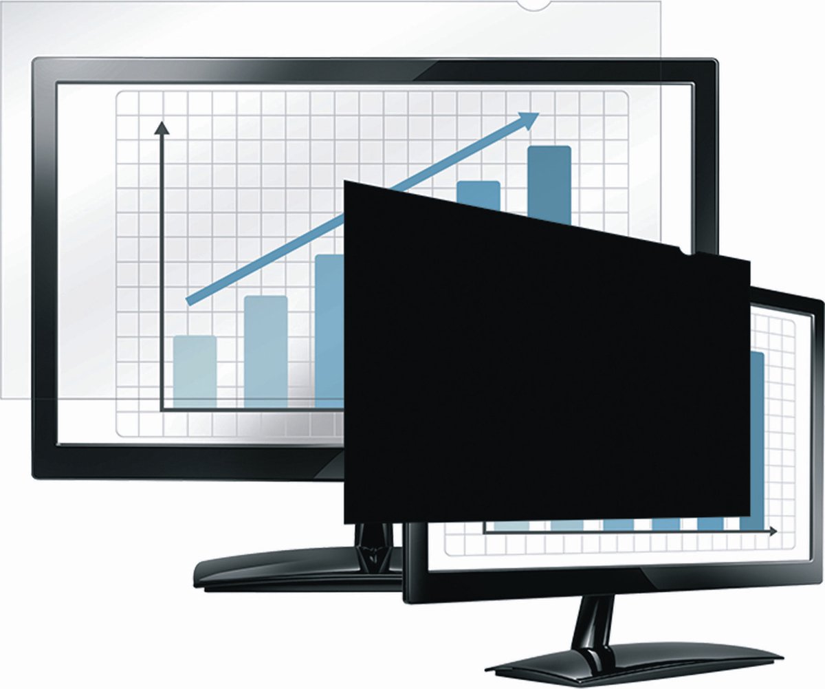Fellowes Privascreen - Privacy filter - voor scherm 23 inch, -breedbeeld 16:9 - zwart