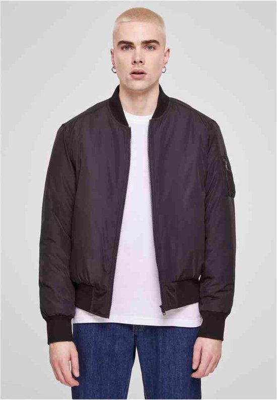 Urban Classics - Recyclet Bomber jacket - XXL - Zwart