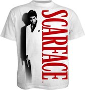 Spiral Scarface - Shadow Heren T-shirt - S - Wit