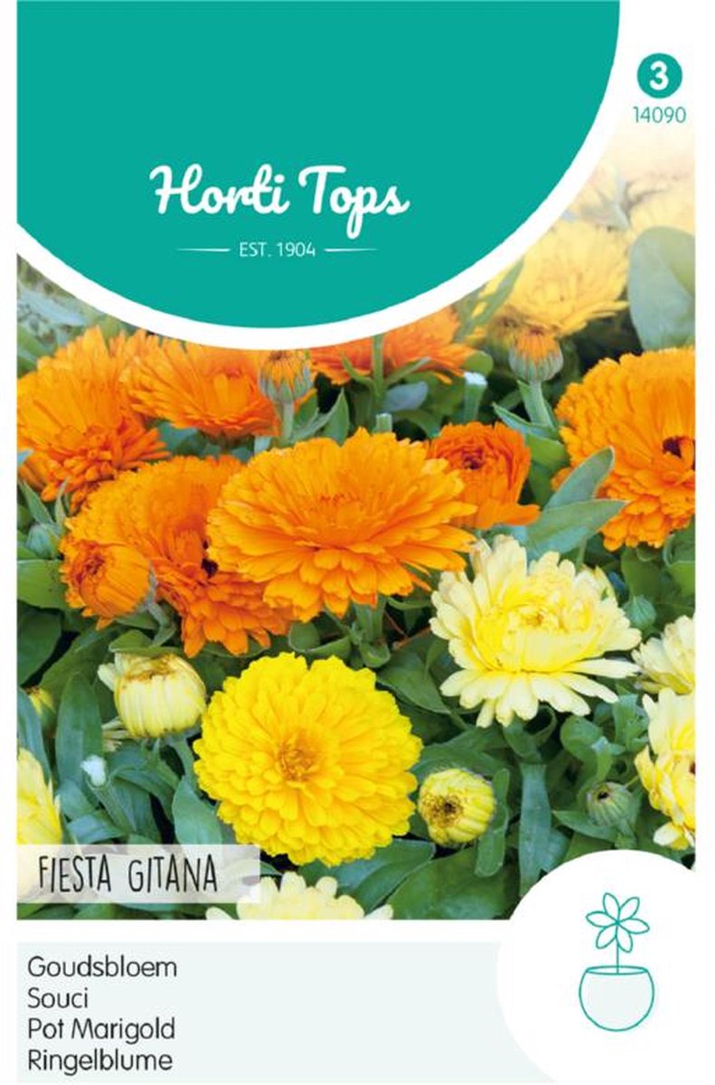 Hortitops Zaden - Calendula Officinalis Fiesta Gitana Gemengd