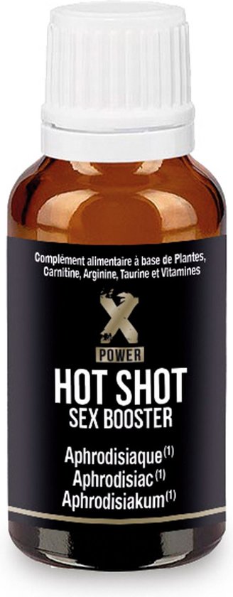 Hot Shot Sex Booster XPower - Aphrodisiaque 3 unidoses 20 ml LaboPhyto