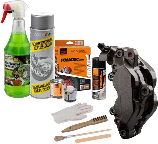 Foliatec® Remklauwverf - 3 Componenten Lak - Complete 7-Delige Kit | Gt Blue