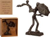 Decopatent® Beeld Sculptuur Samen - Together - Sculptuur van Metaal - Design Sculpturen - Moments of Life - In Giftbox