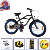Vélo pour enfants Volare Batman - 18 pouces - Zwart - Y compris casque de vélo et accessoires