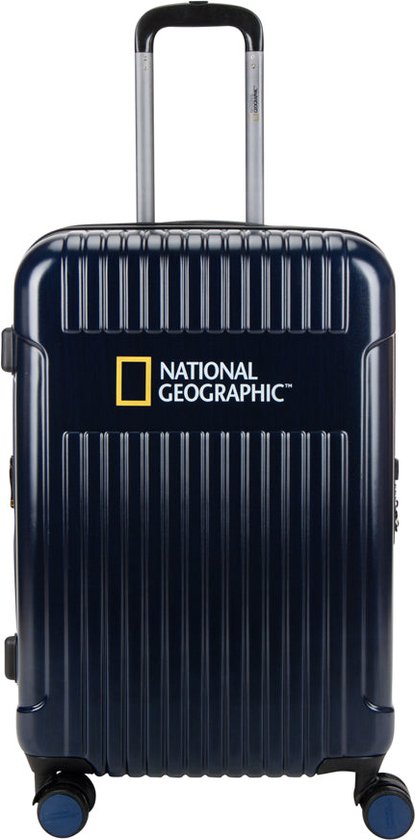 National Geographic Harde Koffer / Trolley / Reiskoffer - 67.5 cm (Medium) - Transit - Zwart