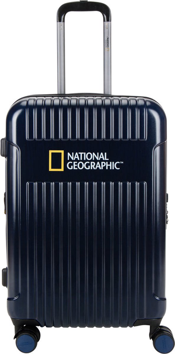 National Geographic Harde Koffer / Trolley / Reiskoffer - 67 cm (Medium) - Transit - Zwart - Zwart / Medium