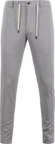 Convient - Pantalon Jersey Pied De Poule Grijs - Homme - Taille 102 - Coupe slim