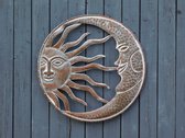 Décoration murale - Soleil et Lune - métal
