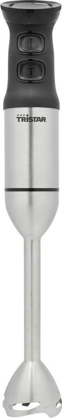 Tristar MX-4855 blender - 0,6 l - Keukenblender - 1200 W - Zwart - Roestvrijstaal- Maatbeker