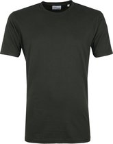 Colorful Standard - Organic T-shirt Donkergroen - Heren - Maat S - Regular-fit