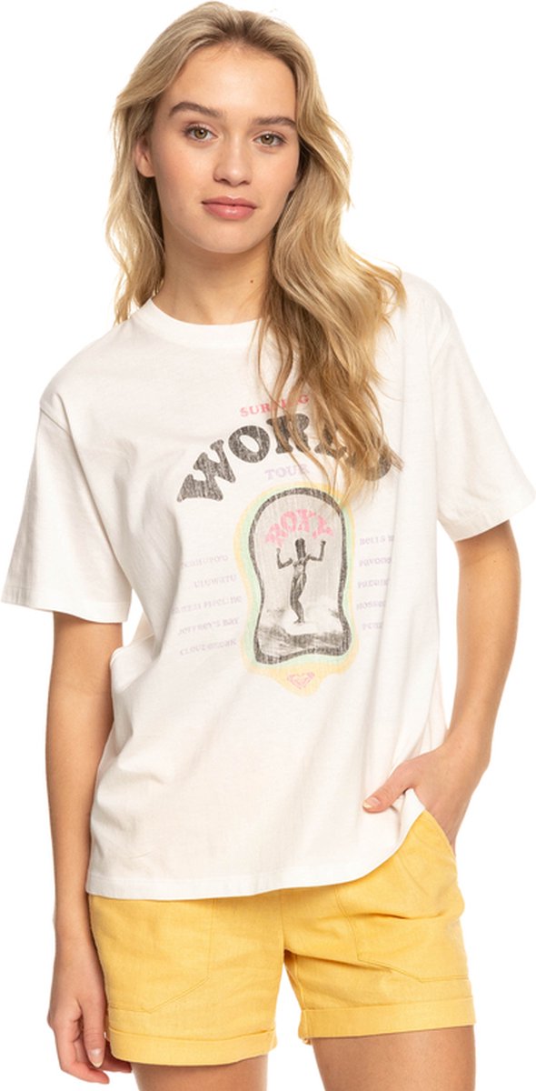Roxy MOONLIGHT SUN B J TEES Dames T-shirt Wit