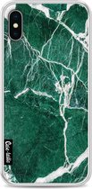 Casetastic Softcover Apple iPhone X - Dark Green Marble