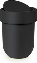 Umbra Touch Afvalbak met deksel - Zwart