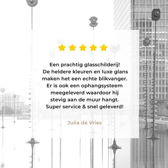 MuchoWow® Glass Painting - Carré avec différents types de lampes décoratives à Paris - noir et blanc - 40x60 cm - Peintures sur Verre Acrylique - Photo sur Glas