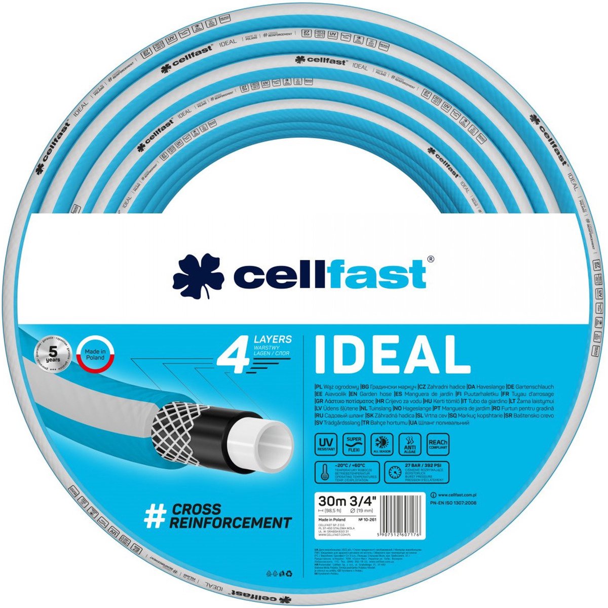 Cellfast - IDEAL -Tuinslang 3/4