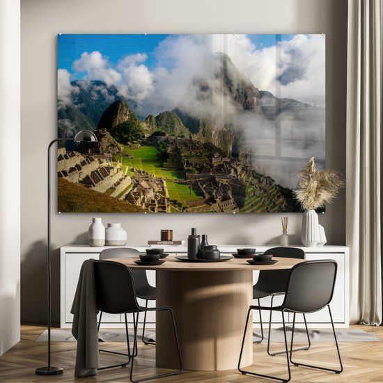 Peinture sur Verre - Berg - Machu Picchu - Pérou - 150x100 cm - Peintures sur Verre Peintures - Photo sur Glas