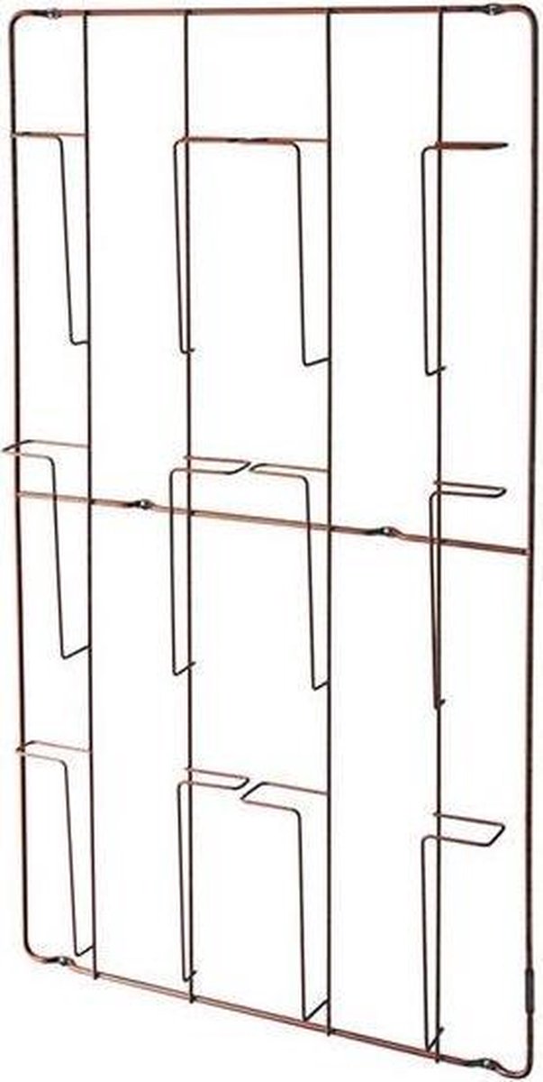 PUHLMANN - frame, 6 vakken, FRAME-6, 7 mm staal, koper | bol.com