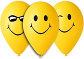Happy face ballonnen 5 stuks 30cm