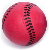 Nobleza Hondenspeelgoed - Speelbal voor hond - Massief rubber bal - 7,2 cm - Rood