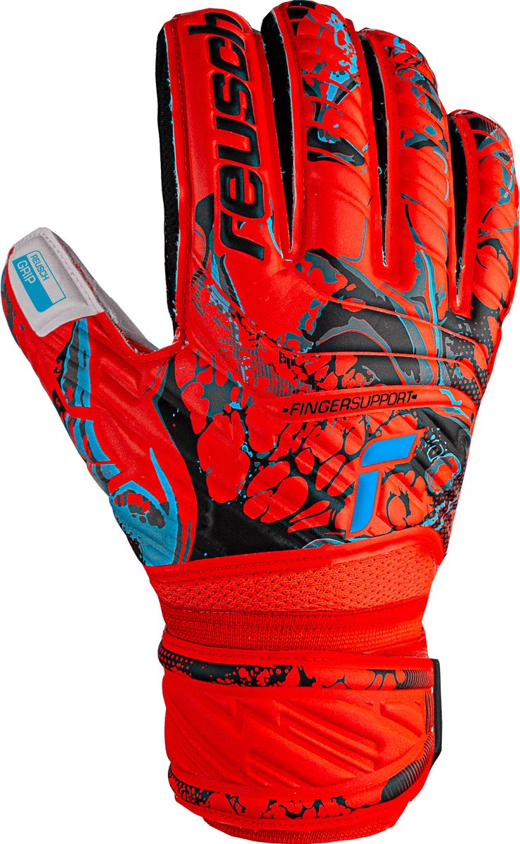 Attrakt Grip Finger Support - Reusch Keepershandschoenen - Maat 10