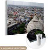 Bel aperçu de Old Delhi en Inde Plexiglas 60x40 cm - Tirage photo sur Glas (décoration murale en plexiglas)