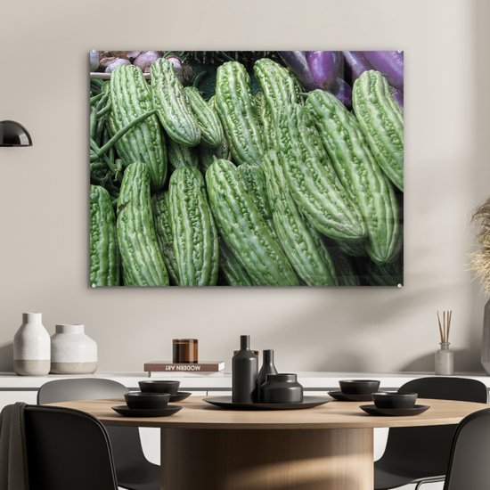 MuchoWow® Glass Painting - Bitter Sopropo from a California Farmers Market - 80x60 cm - Peintures sur Verre Acrylique - Photo sur Glas