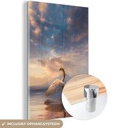 Peinture sur Verre - Cygne - Nuages - Water - 100x150 cm - Peintures sur Verre Peintures - Photo sur Glas