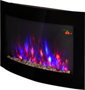 Bol.com HOMCOM - Elektrische Kachel - Temperatuurregelaar - 1800 W - 30m² aanbieding