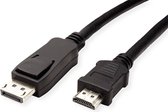 VALUE DisplayPort kabel DP - HDTV, M/M, zwart, 4,5 m