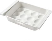 Koelkast Opberglade- Fruit- Ei- Groente- Keuken accessoires- Ruimte besparen- Opbergplank- Opbergdoos- Bewaardoos voor Eierenkoelkast- Organizer - Extra lade in koelkast