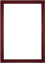 Votre Décoration Passe-Partout - Format cadre 42x60 cm - Format photo 34x52 cm - Rouge vin