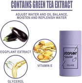 Eelhoe Zuiverende kleistick Gezichtsreiniging - diepe reiniging - anti-eikel- aantrekkelijk en koel - anti-acne - aubergine - verwijdert mee-eters (aubergine 40 g)