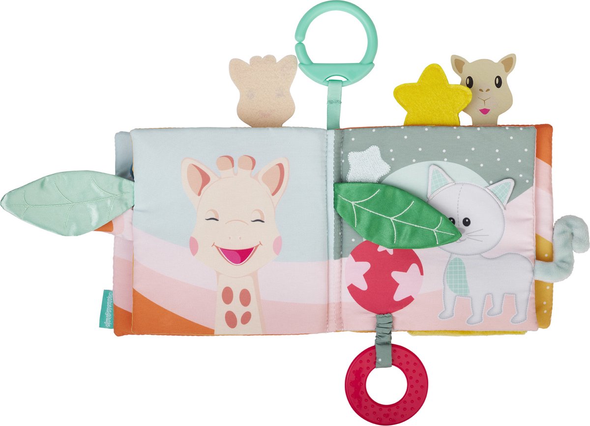Sophie de giraf Ontdekboekje - Babyboekje - Baby boek - Baby speelgoed - Kraamcadeau - Babyshower cadeau - Vanaf 3 maanden - 26x25x4 cm — afbeelding 9