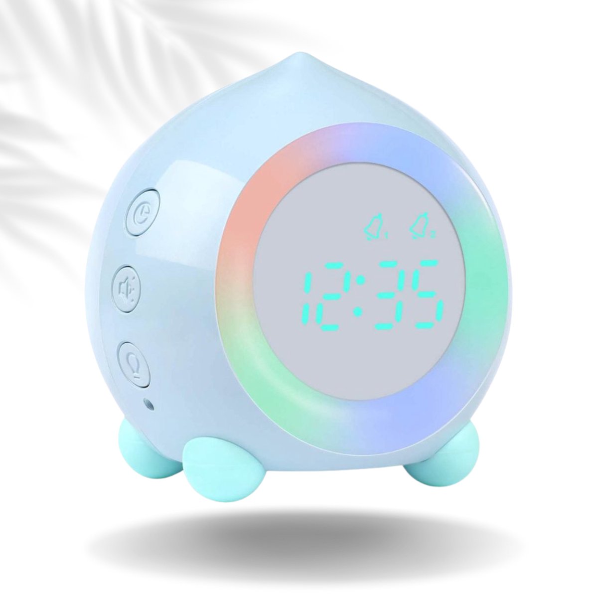 LEXON Flip Classic digitale oplaadbare wekker on/off donkerblauw – Toff Design