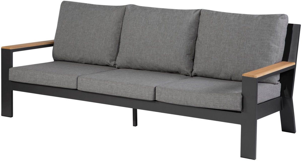 Exotan 3-Zits Tuinbank Valerie - Aluminium - Antraciet - 80x82x214