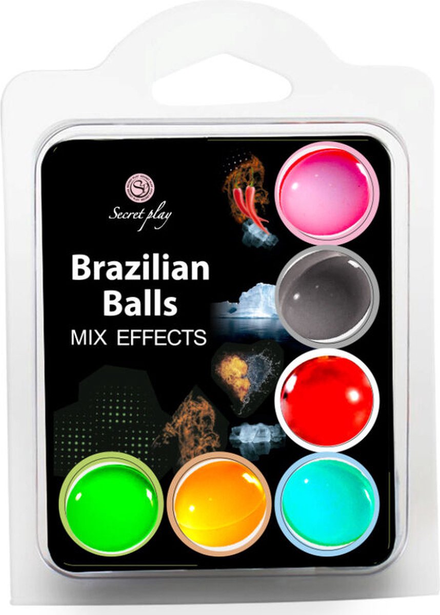 Set 6 Brazilian Balls Mix Effect