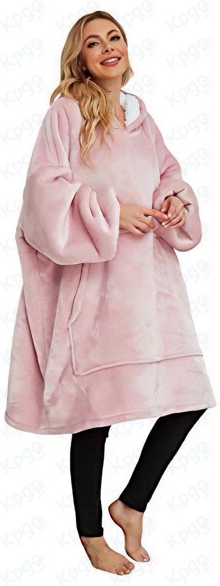 Cuddle Hoodie - Plaid avec manches - cadeau de fête des mères - Couverture  à capuche 