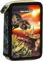 Dinosaurus Gevuld Etui, Schreeuw - 20 x 13 x 4 cm - 27 st. - Polyester
